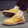 Chaussures 2022 Nouvelles chaussures pour hommes rétro Martin Boots Fashion Casual Shoes Trend Low Tool Aide Big Shoes Men Tenis Masculino Adulto Men Bot