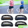 Outdoor Bags Sports Fanny Pack Adjustable Running Belts Waist Phone Hydrations Bag Exercise For Joggings Cycling Hiking Drop Delivery Otikh