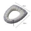 Toilet Seat Covers Thicken Cover Universal Winter Warm Soft Closestool Mat With Handle Lid Pad Bidet Bathroom Accessories