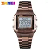 Armbandsur SKMEI 1381 Stor DIAL GLASS MIRROR Klocka Fashion Outdoor Relogio Masculino Sports Watch Men Digital Alarm Countdown