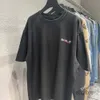 Belanciaga T-Shirt Designer-Hemden für Herren T-Shirt Sweatshirt Grafikdruck Herren Kurzarm T-Shirt Damen Kleidung Lässige Baumwolle Buchstabe Hip Hop Blank T-Shirts 3103