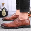 Casual Shoes Quality Leather Men Loafers 2024 Breattable Men Driving Oxfords Flats Moccasins bekväma