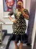 Plus Size Afrikaanse Feestjurken Voor Vrouwen Dashiki Ankara Bruiloft Avondjurk Sexy Bodycon Maxi Gewaad Afrika Kleding 2024 240309