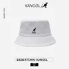 designer Kangaroo Flat Top Fisherman skangol hat Sunshade Cap Fashionable and Versatile Pure Cotton Fabric Super Fire Mens and Womens Flat Top Cloth Hat cap