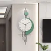 Настенные часы Дизайн Уникальные часы Минимализм Креатив Без звука Европейские часы Длинный пользователь Бонус Эстетический Reloj De Pared Decorarion