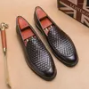 Vrijetijdsschoenen Loafers voor heren Bruine ademende instappers van Fashion Zapato Para Hombre