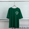 メンズTシャツの夏100％コットンファッションTシャツメンズアンドレディースファッションラベルステッカーラブショートリーブTシャツメンズトップ