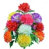 Couronnes de fleurs décoratives, plantes artificielles, clématites violettes, décoration de jardin de maison, livraison directe, fournitures de fête Festive Otz8X