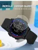 Relojes de pulsera Sanda Publicado Múltiples funciones Deportes al aire libre Impermeable Movimiento digital LED Hombres Muñeca Alarma electrónica Reloj Hombre