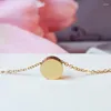 Chaînes Collier en acier inoxydable Femmes Minimaliste Dainty pour petit pendentif Bijoux de luxe en gros Drop