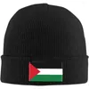 男性のためのパレスチナビーニーの帽子のベレーツェ旗