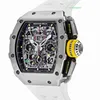 Racing Mechanical Wristwatch RM Wrist Watch RM11-03 Titanium Relógio automático Flyback Timer Wristwatch RM11-03 Watch Men's Watch X9