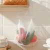 Laundry Bags 2 Pcs Travel Organiser Storage Mesh Fruit Holder Kitchen Hanging Net Drying White Onion