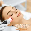 Instrumento Ultrassonic Face Skin Skorbroping EMS Micro Corrente Facial Aadiantamento Descasqueando o dispositivo de limpeza facial de removedor de cravos