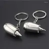 Keychains Engine Keychain Aircraft Formed Tuning Män Kvinnor Keyring Pendent Accessories Key Chain