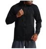 LU- 372 MEN HOUDIES Outdoor Pullover Sports LL Lång ärm Yoga Wrokout Outfit Mens Loose Jackets Training Fitness Clothes