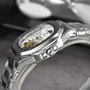 Armbanduhren für Männer 2024 Uhren Pate Tourbillon Vier Nadeln Automatische mechanische Uhr Hochwertige Top-Luxusmarke Stahlarmband Herrenmode Nautiluss