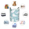 Laundry Bags Waterproof Storage Bag Cartoon Seals Household Dirty Basket Folding Bucket Clothes Toys Organizer