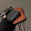 Étuis de téléphone de créateur de mode avec porte-cartes, étuis de téléphone pour femmes, longue chaîne, cadeaux de Festival ondulés, 26676