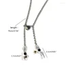 Pendant Necklaces Anti-Lost Chain Astronaut Headphone Chains Strap For Women Wireless Earphones