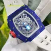 Herenhorloge Dameshorloge RM Polshorloge Rm35-03 Blauw Ntpt RM3503 Mode Vrije tijd Zakelijk Sport Machinery Pols