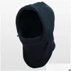 Cykelmössor masker uni vinter utomhus ridning motorcykel nacke gaiter vindtät fleece huva ansikte halsduk tjock varm snö mössa bandana dro dhkfn