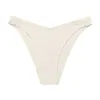 Damesslipje voor meisjes Lage taille onderbroeken Ondergoed Dames V-vorm String Traceless Ice Silk Geen opstijgen slips