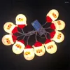 Party Decoration Christmas Home Cartoon String Lights Santa Claus Snowman LED Bedroom Girls Decorations
