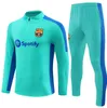 2024 Barcelona Tracksuits Adult boys' leisure training suit jogging TRACKSUIT GRIEZMANN F. DE JONG TRAINING SUIT jacket chandal futbol