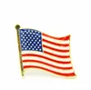 Brooches Lots 5pcs USA America National Flag Pin Badge Country Lapei