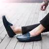 Casual Schuhe Frühling Ultraleicht Rindsleder Erbsen Männer Sommer Atmungsaktive Retro Mode Im Freien Fahren männer