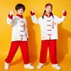 Etnisk kläder Martial Arts Wushu Costume Wing Chun Uniform Children's Performance Chinese Style Traditionell Vintage Tai Chi