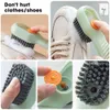 Cleaning Brush With Soap Dispenser Liquid Shoe Brush Long Handle Clothes Brush Underwear Brush Laundry Household Multifunctional Clean Tools YFA2041