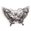 Broscher Vintage Rhinestone Crystal Hollowed Out Futterfly For Women Coat Plaggen smycken Party Ornament