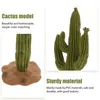 Dekorativa blommor False Cactus Desert Green Plant Model Succulent Planters Decor PVC Home Prornment