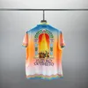 23ss heren ontwerpers trainingspak set luxe klassieke mode Hawaiiaanse shirts trainingspakken ananas print shorts shirt korte mouw pak #038