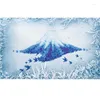 Bakgrundsbilder Diantu Creative 3D Wall Murals soffa TV Bakgrund Mural Wallpaper för väggar Heminredning Modern Konst Snow Mountain Självhäftande