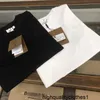 Designer TB Home Kurzarm-T-Shirt für Herren aus reiner Baumwolle mit Rundhalsausschnitt, loses, solides, weißes Unterhemd für den Sommer IH03