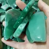 Dekorativa figurer Naturliga Aventurine Green Jade Polished Gravels Aquarium Accessories Gardening Decoration Rocks till salu Crystal