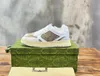 2024 Novos Homens Mulheres Re-Web Sneaker Designer Sapatos Casuais Sapatilhas de Couro Branco Verde e Vermelho Web Língua Sapatos Esportivos de Alta Qualidade Lace-up Fechamento Baixa Ajuda Treinadores