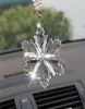 Yentl Car Pendant Transparent Crystal Snowflakes Decoration Suspension Ornament Sun Catcher Snowflake Hanging Trim Christmas Gift9709689