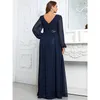 Plus Size V-Ausschnitt Mehrfarbiges Chiffon-Pailletten-Panel-Kleid Große Größe Lockeres, elegantes, sommerliches, langes Abendkleid 240320