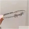 Chokers Luxus Designer Halsketten Sier Frauen Halskette Choker Kette 925 Überzogene Qualität Kupfer Brief Anhänger Für Schmuck Drop Liefern Dhin6