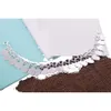 Coeur beaucoup d'amour coeurs Bracelet bijoux 16-21 cm 100% Sier mariage femmes Bracelet bijoux concepteur pour les femmes avec boîte