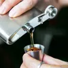 Mokken 4 stks/6 stks 30 ml praktische roestvrijstalen bekers set ss mini -bril voor whisky wijn koffie draagbaar buitendrankje.