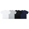 Designer T Shirts Maison Kitsune Högkvalitativ herrskjortor Kvinnor T-shirt Mens Tees Fox broderi Kort ärm T-shirt