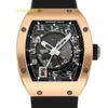 Belle montre-bracelet RM montre-bracelet Collection RM005 automatique or rose montre pour homme Date