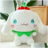 Stuffed Plush Animals 2024 Wholesale 45Cm New Stberry Kuromi P Toy Cute Girls Pillow Flower Dress Melody Drop Delivery Toys Gifts Otr3A