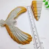 Dekorativa figurer Natural Ocean Jade Balance Hawk Eagle Crystal Carving Crafts Healing Energy Stone Office Learning Toy Kid Gift 1st