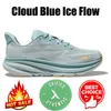 Deal Designer Bondi Clifton 8 9 Buty do biegania dla mężczyzn męskie Męki Triple Białe Cloud Blue Womens Treakers Rmase